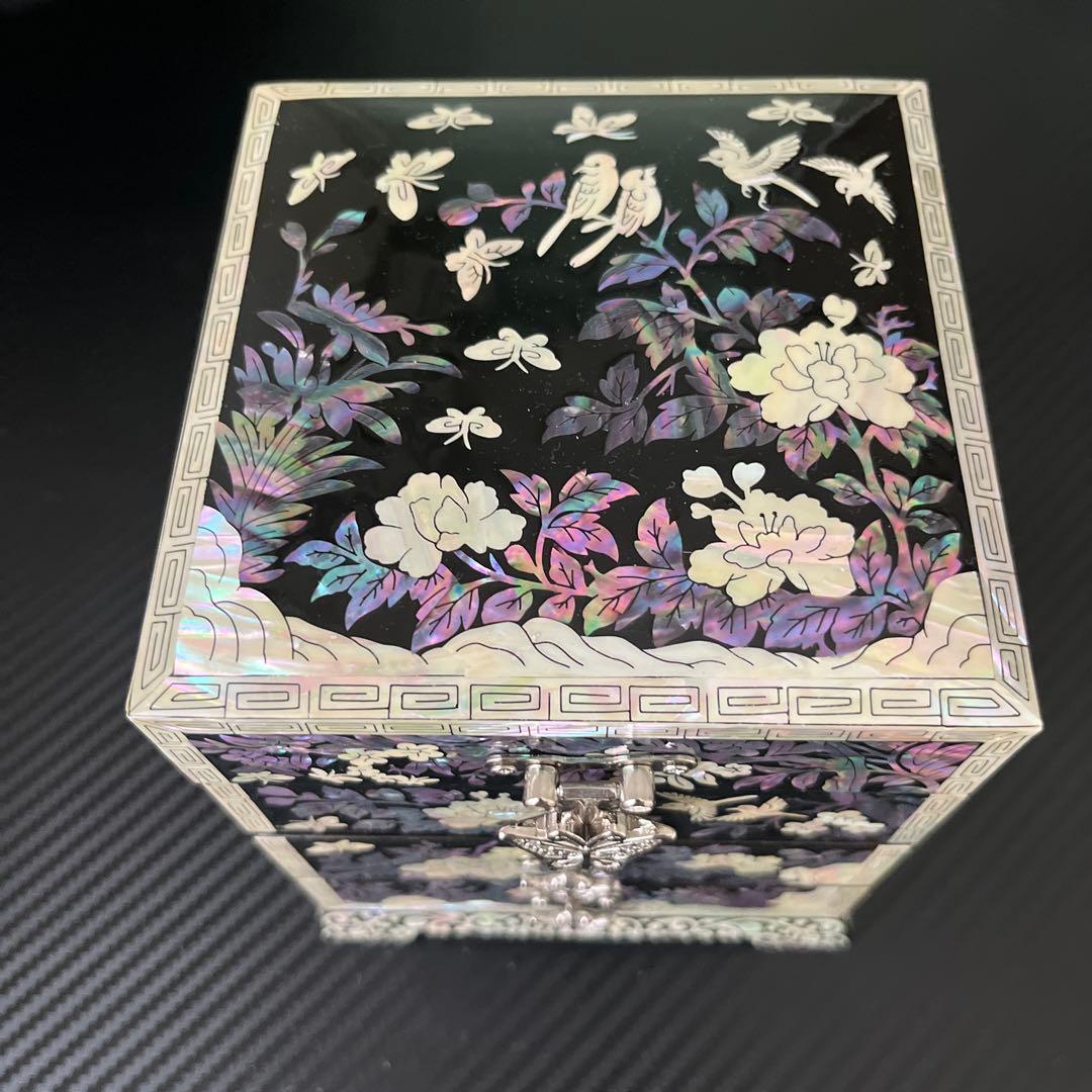 ❤︎韓国伝統工芸品❤︎ 螺鈿細工アクセサリーボックス