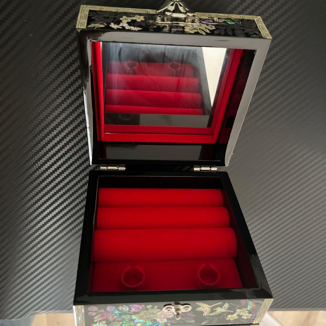 ❤︎韓国伝統工芸品❤︎ 螺鈿細工アクセサリーボックス