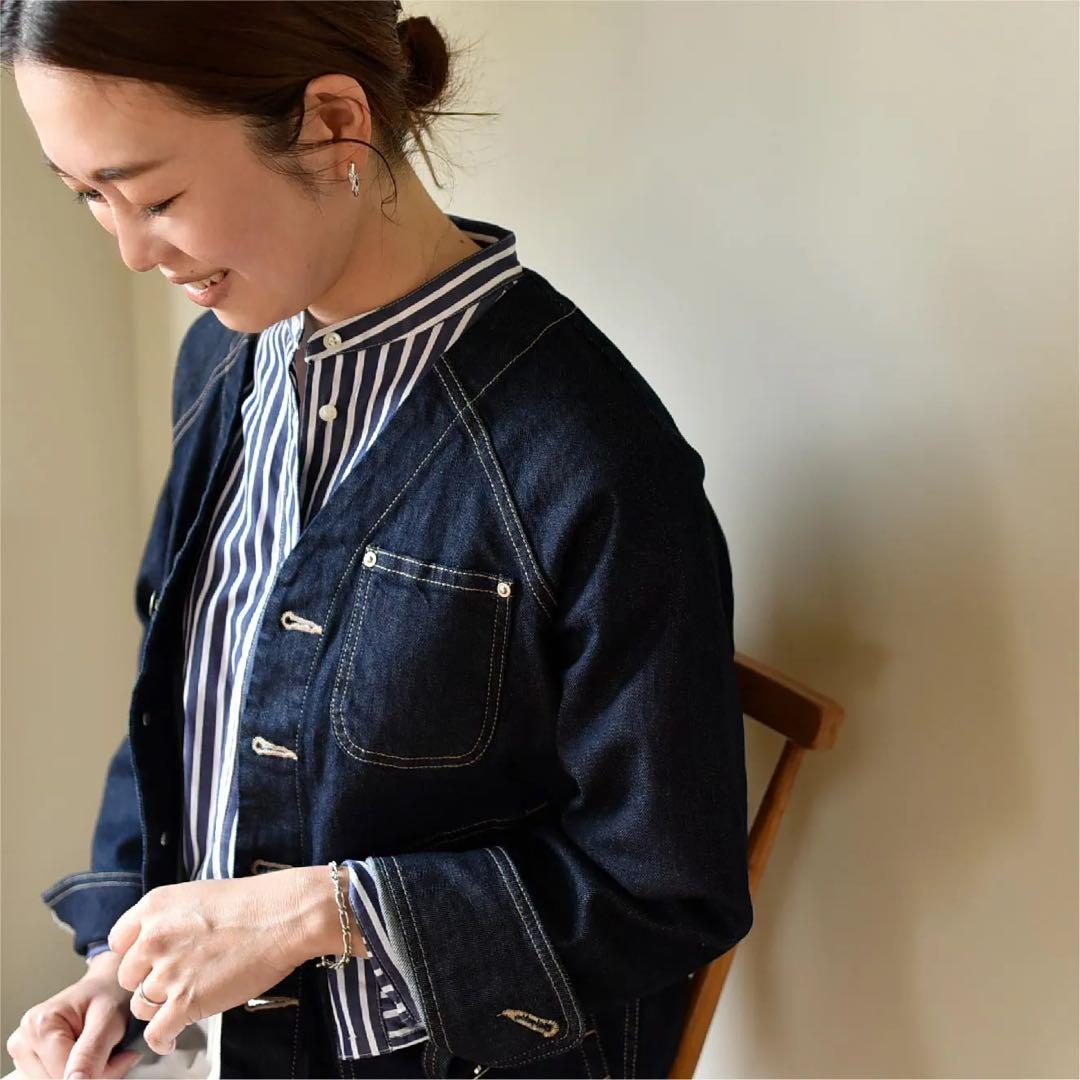 ☆新品、未使用！OUR きれいめデニムジャケット☆