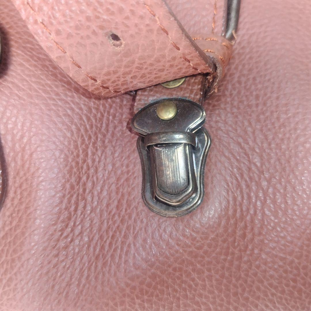 【希少/入手困難/廃盤品】モリタカバン レザー ボストンバッグ 2way 茶色