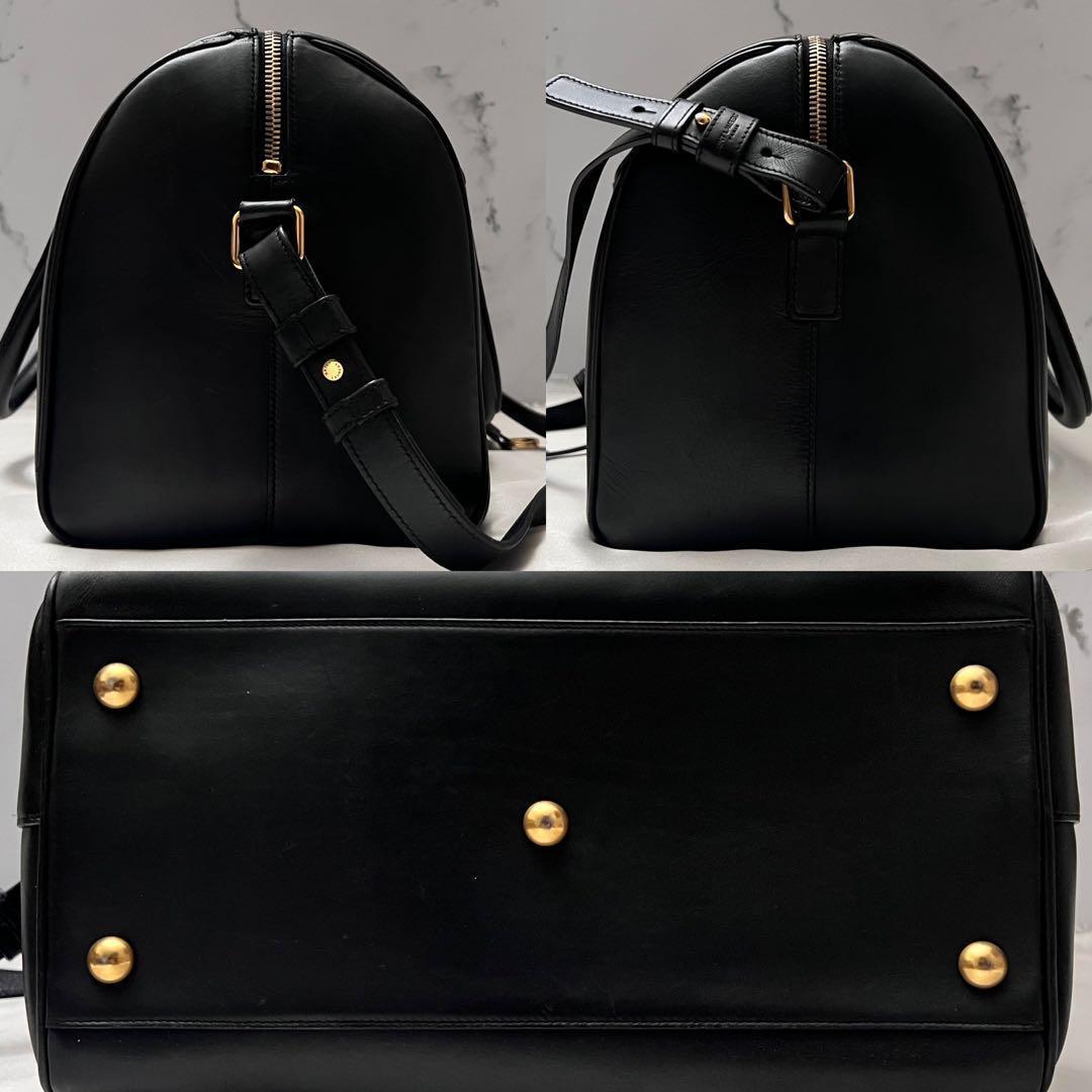 ◇レア美品◇サンローラン　ダッフル6 ショルダーバッグ　ブラック　カーフレザー