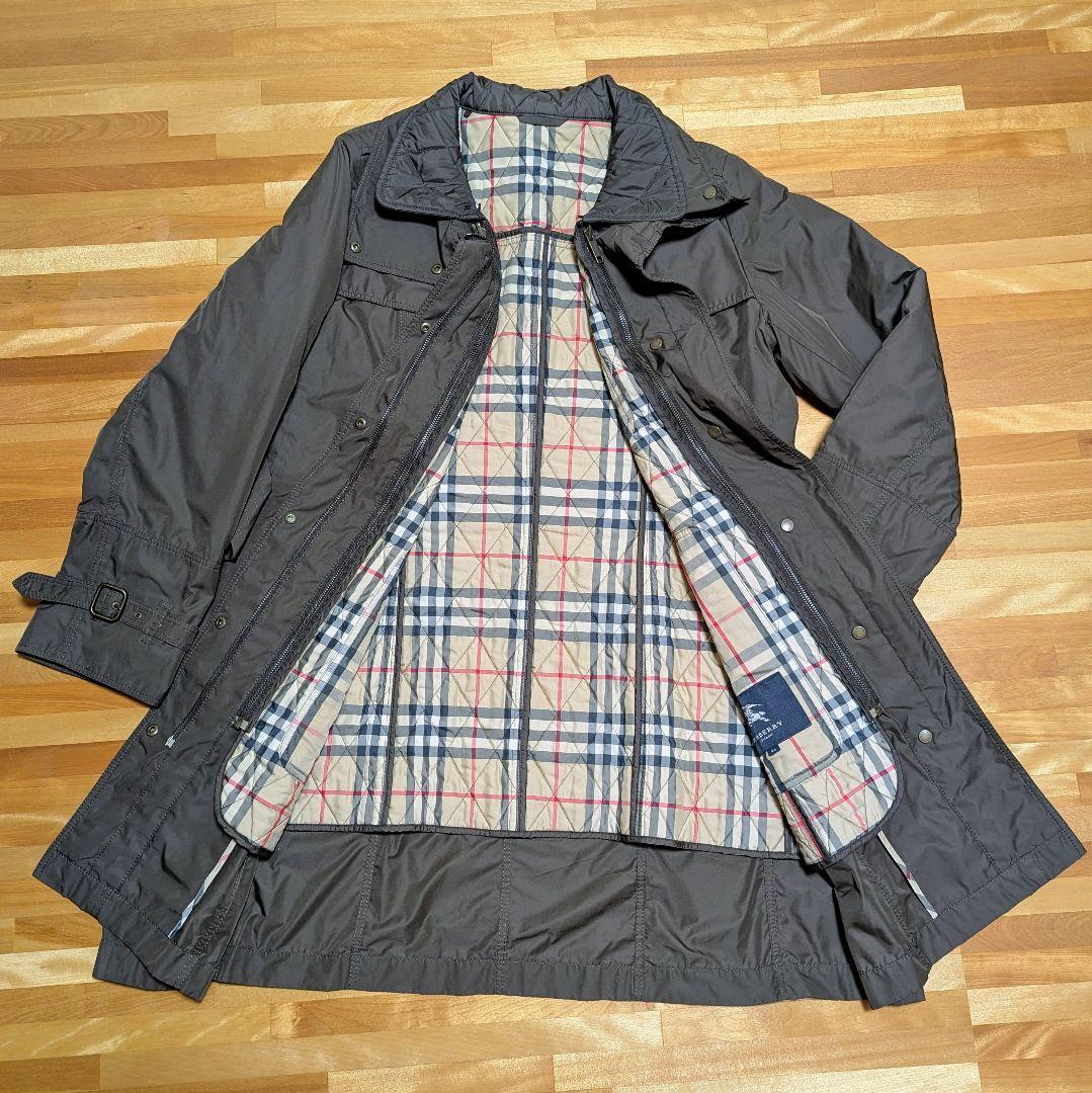 バーバリーロンドン 3way トレンチコート キルティングライナー　44サイズ