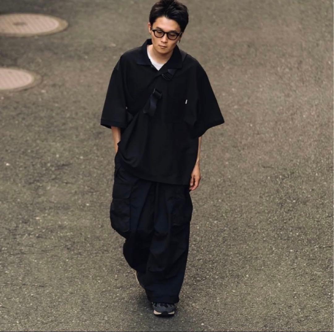 clessteロングスリーブポロシャツ　ネイビー