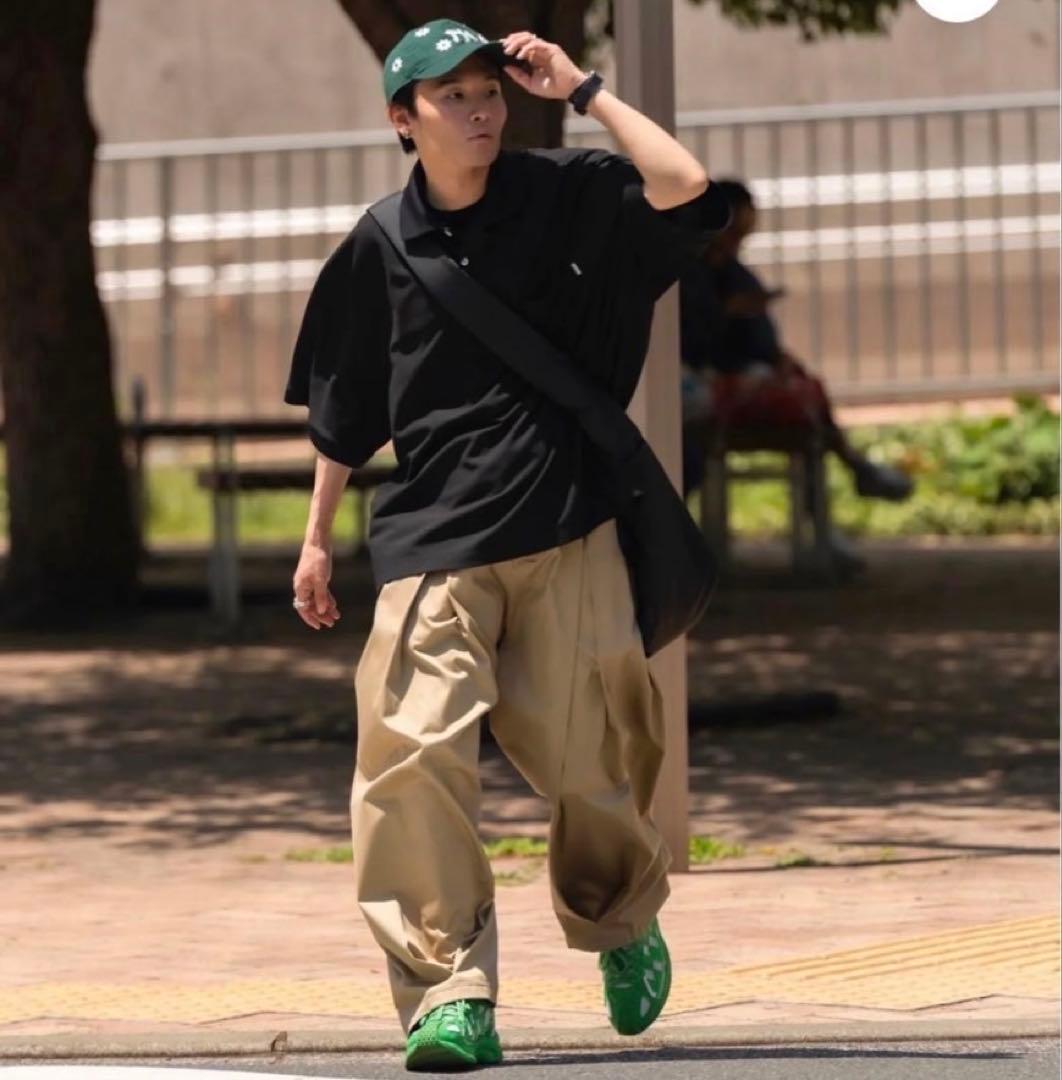 clessteロングスリーブポロシャツ　ネイビー