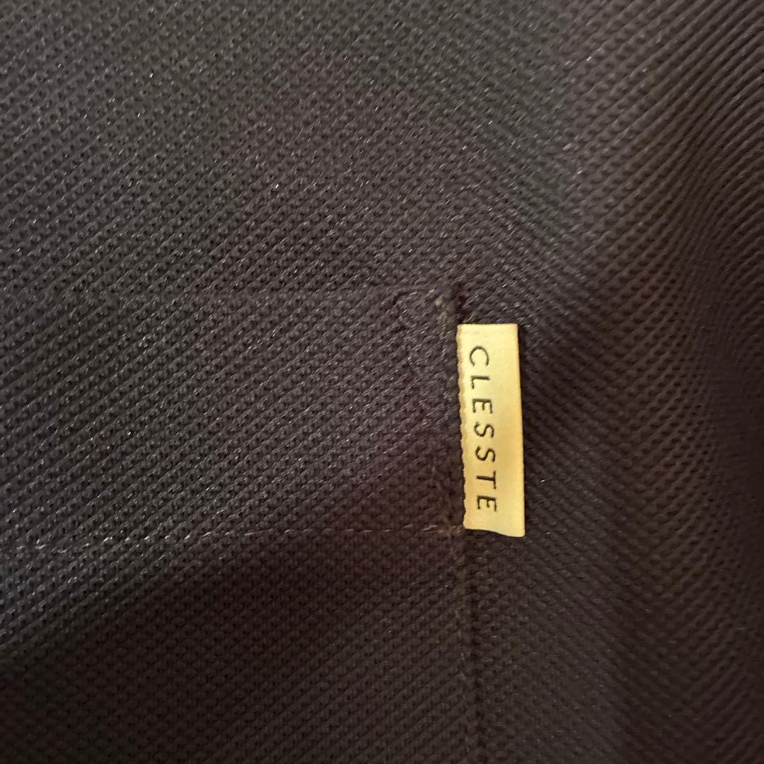 clessteロングスリーブポロシャツ　ネイビー