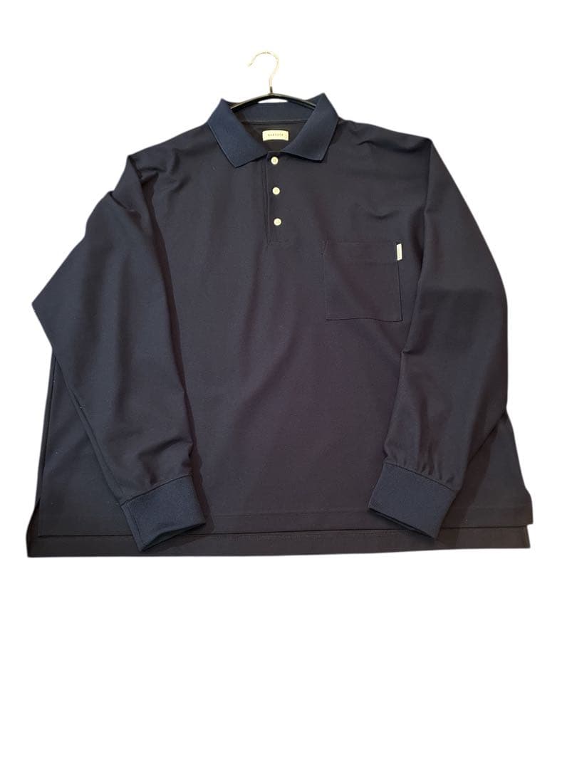 clessteロングスリーブポロシャツ　ネイビー