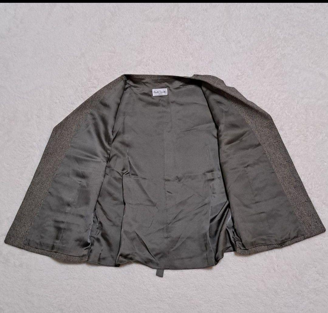 美品　ポールスミス　オルメジャーノ　セットアップ　3ピース　総裏　グレージュ　L