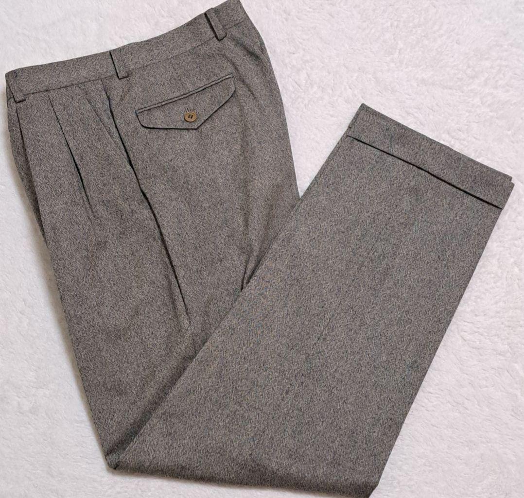 美品　ポールスミス　オルメジャーノ　セットアップ　3ピース　総裏　グレージュ　L