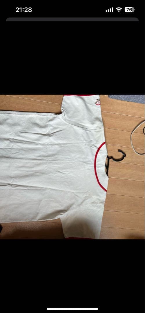 Supreme ベースボールジャージ ホワイト/レッド