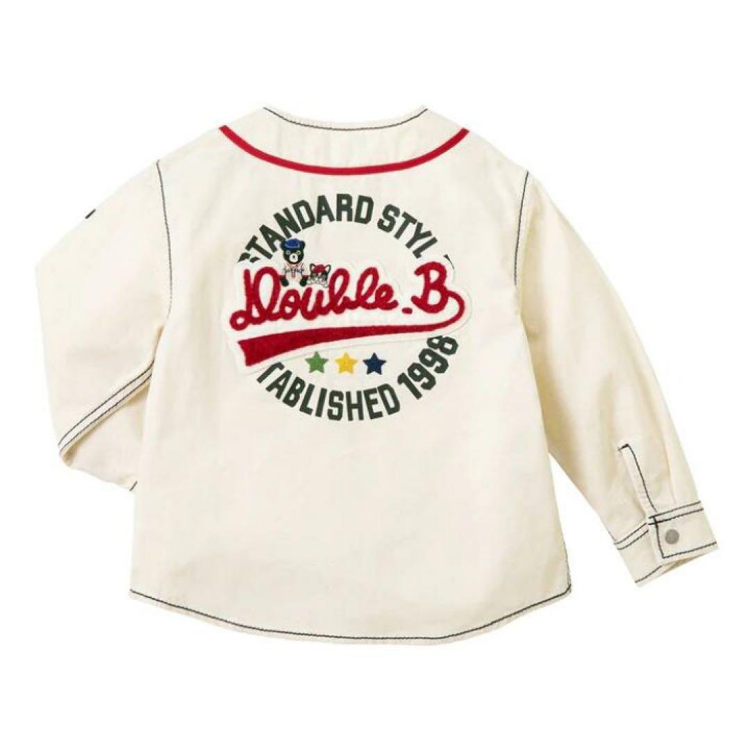 ミキハウス ダブルB キッズウェア ベースボールシャツ　double.B