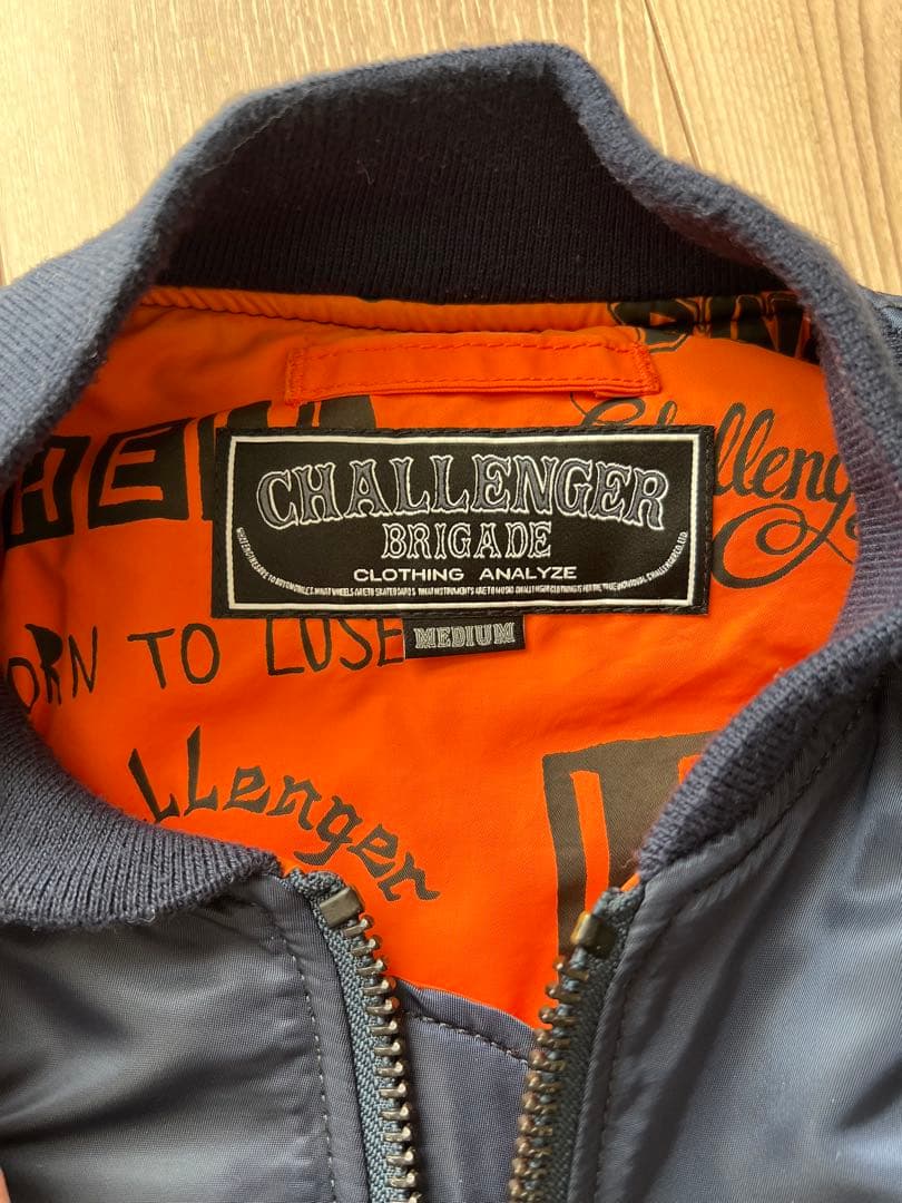 CHALLENGER MA-1フライトジャケット ネイビー