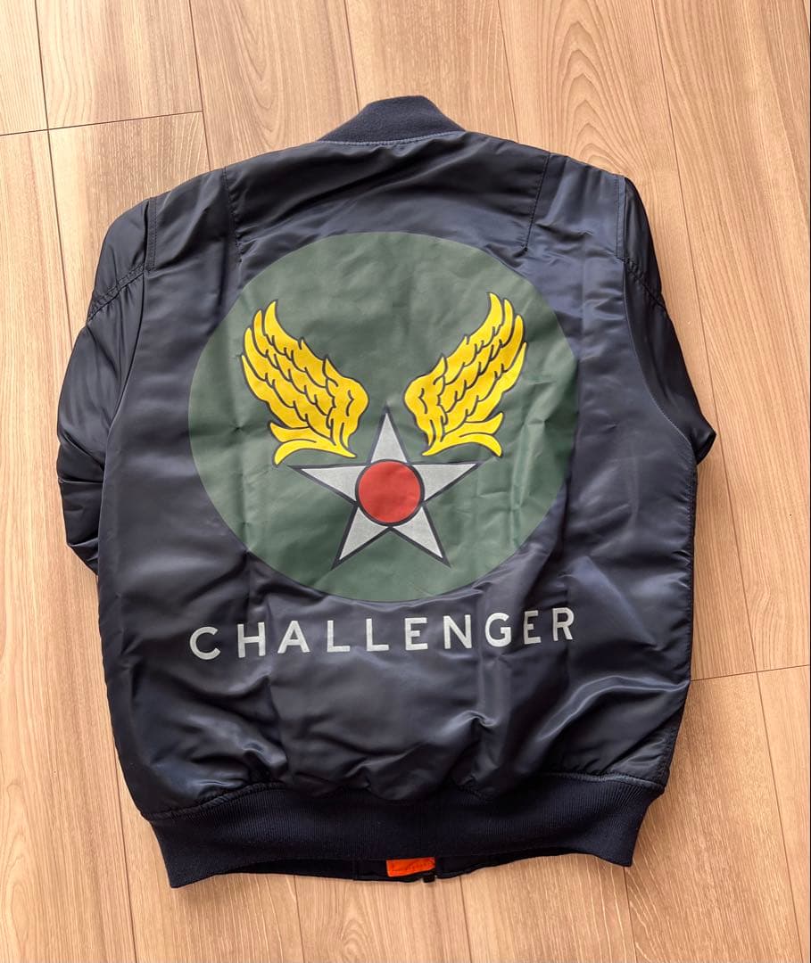 CHALLENGER MA-1フライトジャケット ネイビー