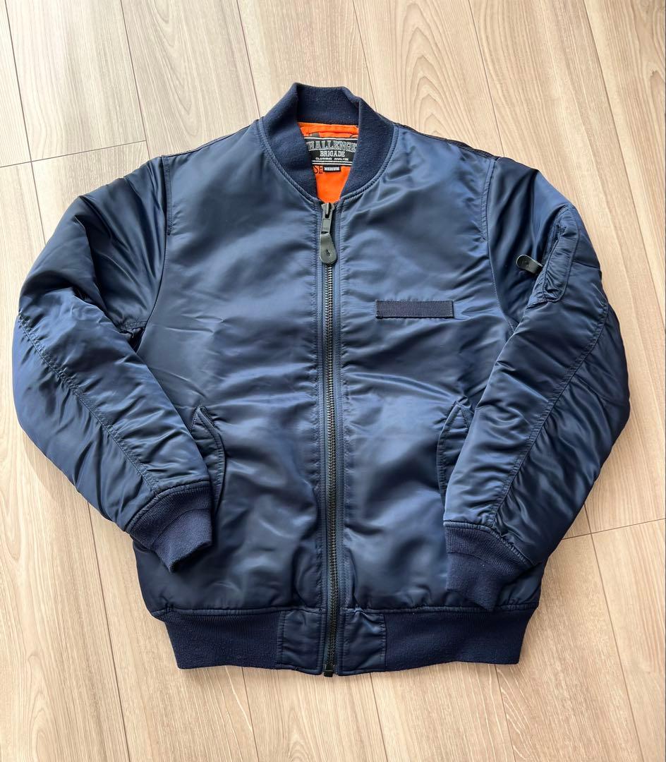 CHALLENGER MA-1フライトジャケット ネイビー