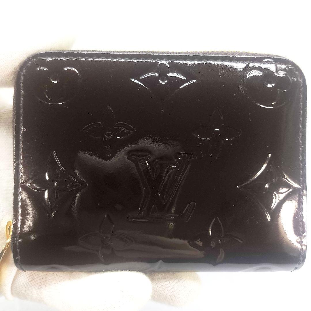 訳あり 美品 ルイヴィトン ヴェルニ ジッピーパース ボルドー