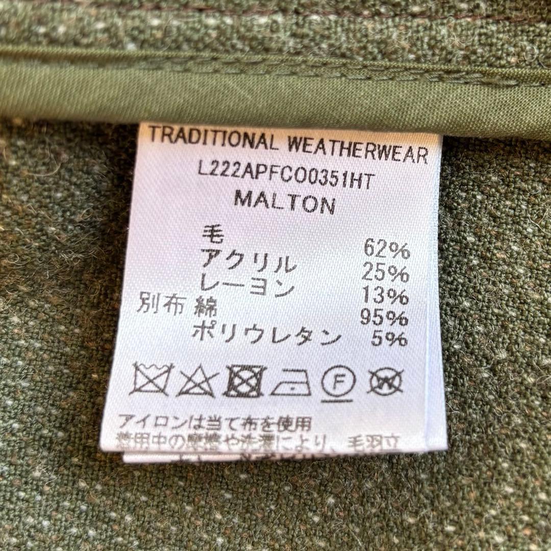 トラディショナルウェザーウェアMALTON マールトン ヒートツイード チェック