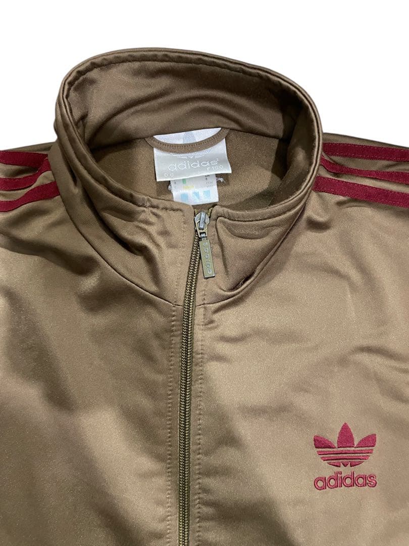 在原みゆ紀　アディダス刺繍トラックジャケット古着銀タグ　ジャージ adidas