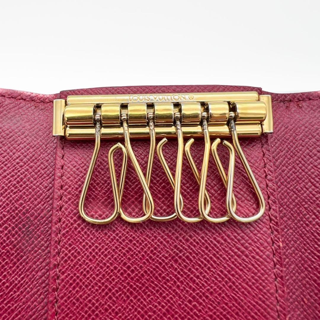 箱 袋付き❣ヴィトン モノグラム ミュルティクレ6 キーケース フューシャ