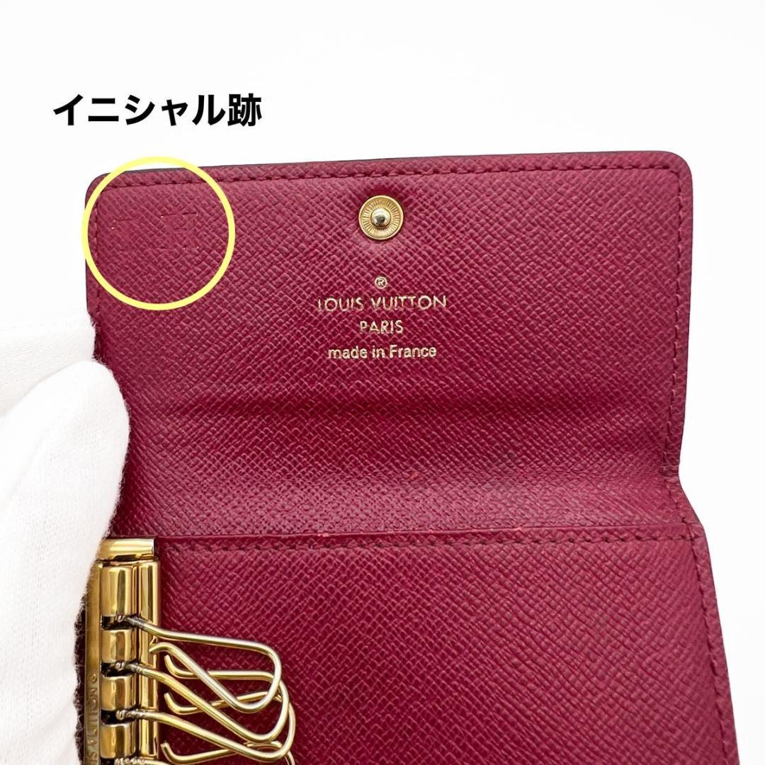 箱 袋付き❣ヴィトン モノグラム ミュルティクレ6 キーケース フューシャ
