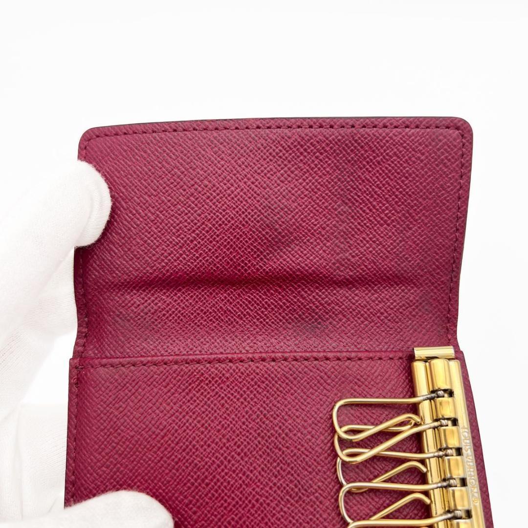 箱 袋付き❣ヴィトン モノグラム ミュルティクレ6 キーケース フューシャ