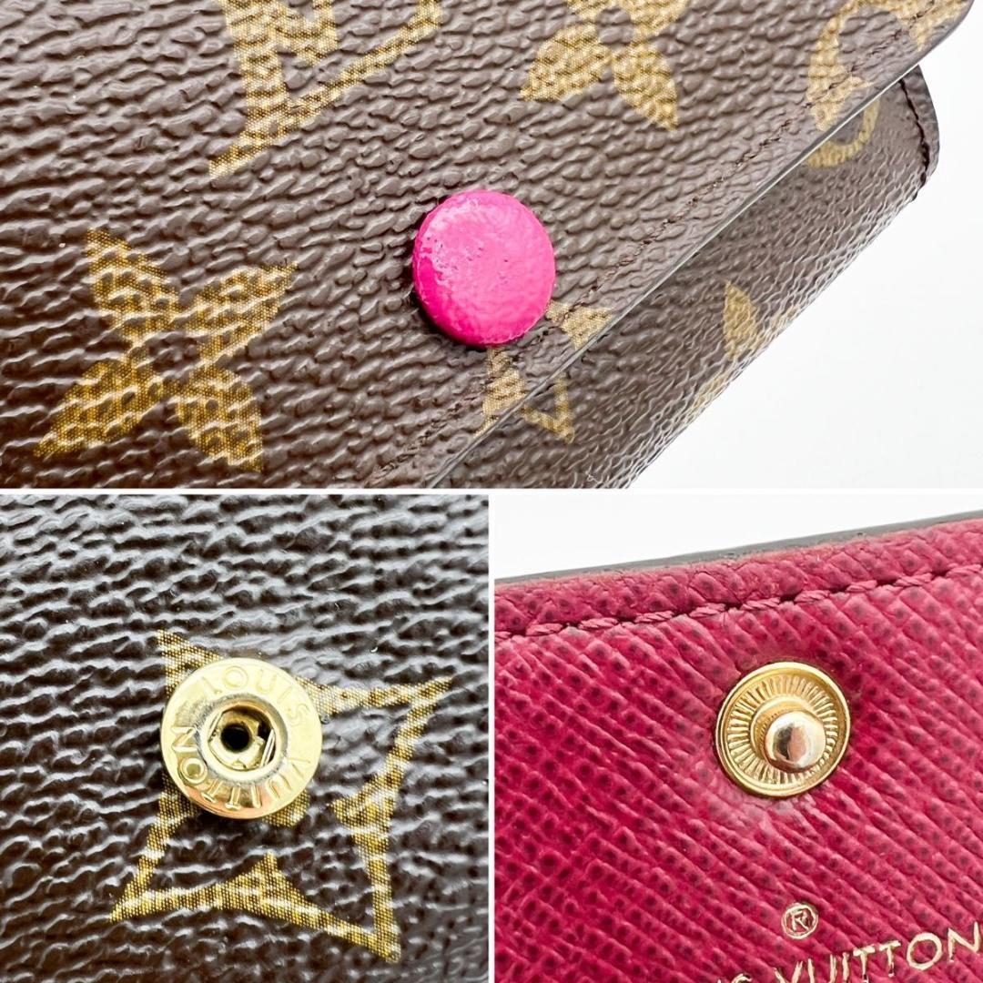 箱 袋付き❣ヴィトン モノグラム ミュルティクレ6 キーケース フューシャ