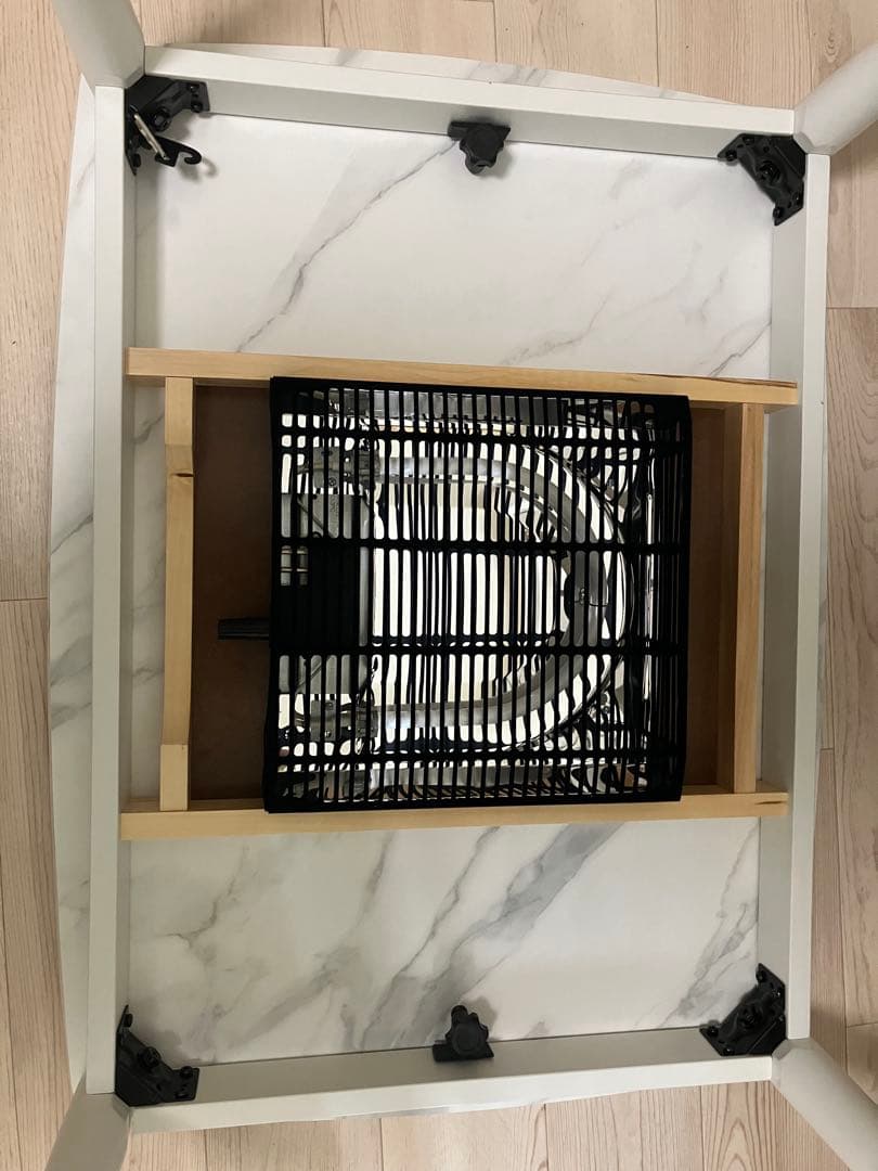 【美品】Francfranc フランフラン　こたつテーブル　Sマーブル