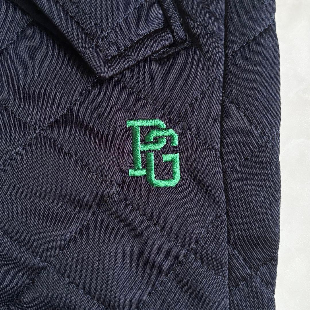 パーリーゲイツ 中綿キルティング防寒ジョガーパンツ ロゴ刺繍 冬ゴルフ 濃紺 6