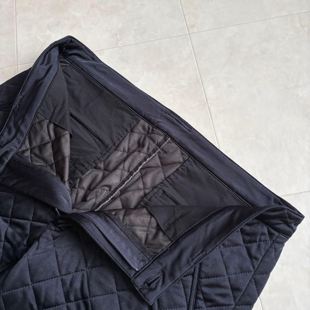 パーリーゲイツ 中綿キルティング防寒ジョガーパンツ ロゴ刺繍 冬ゴルフ 濃紺 6