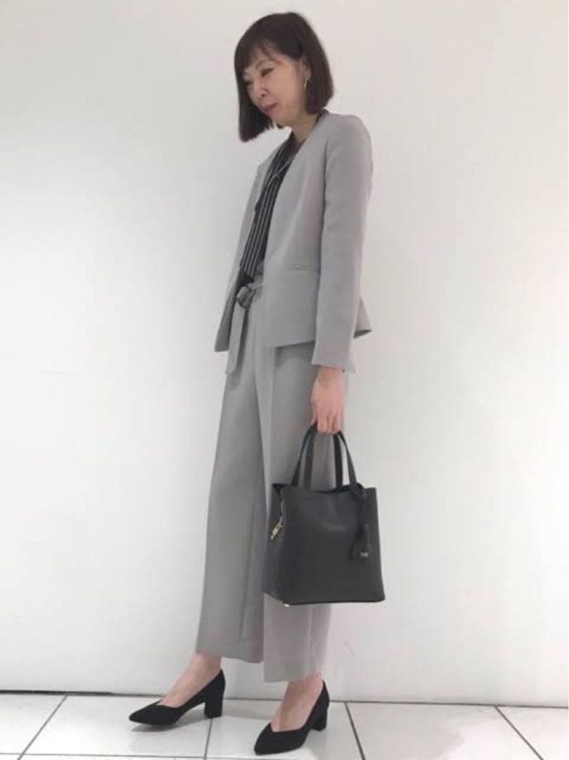 green label relaxing ノーラペル ジャケットセットアップ