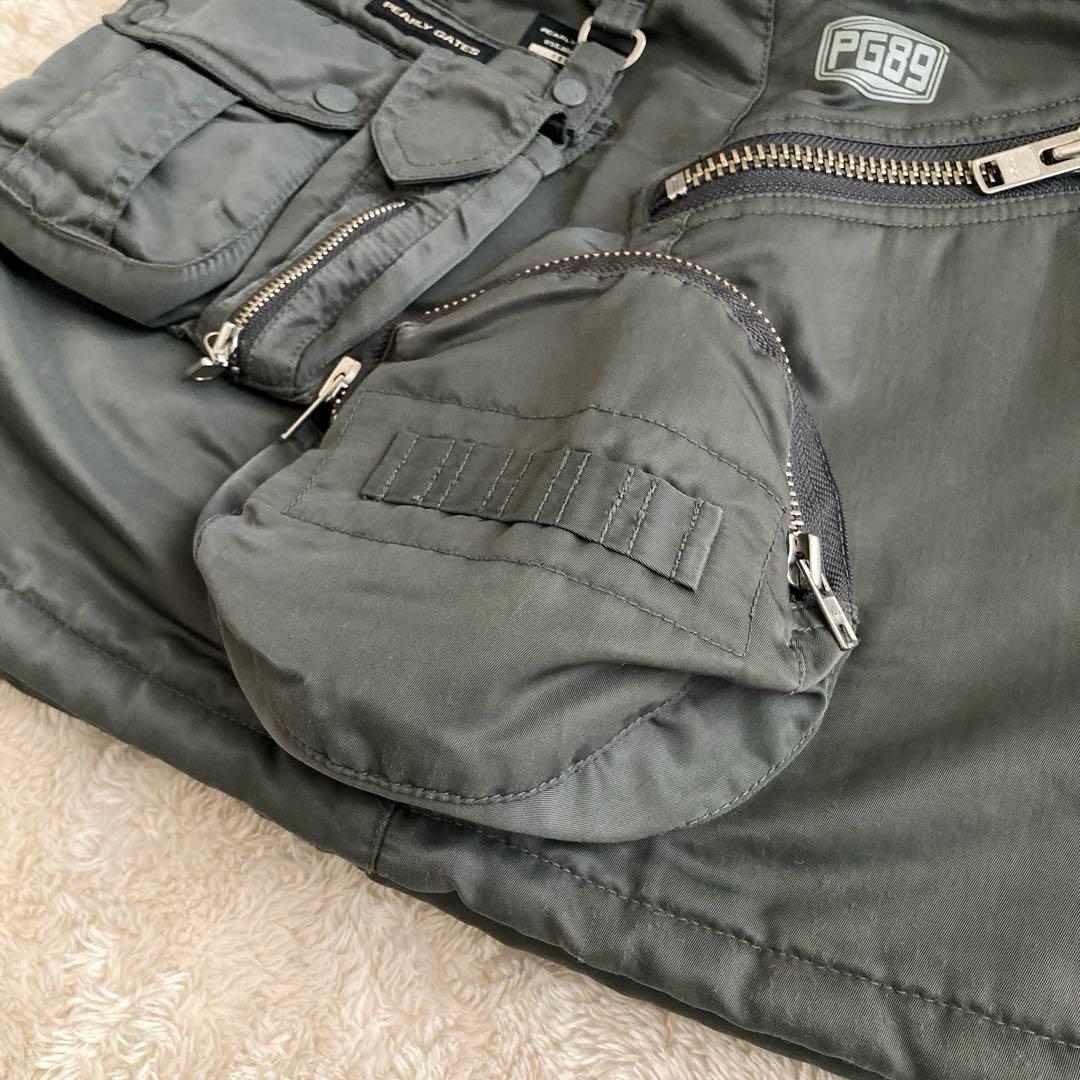 美品！PEARLY GATES ミニスカート 防風防寒　秋冬　中綿