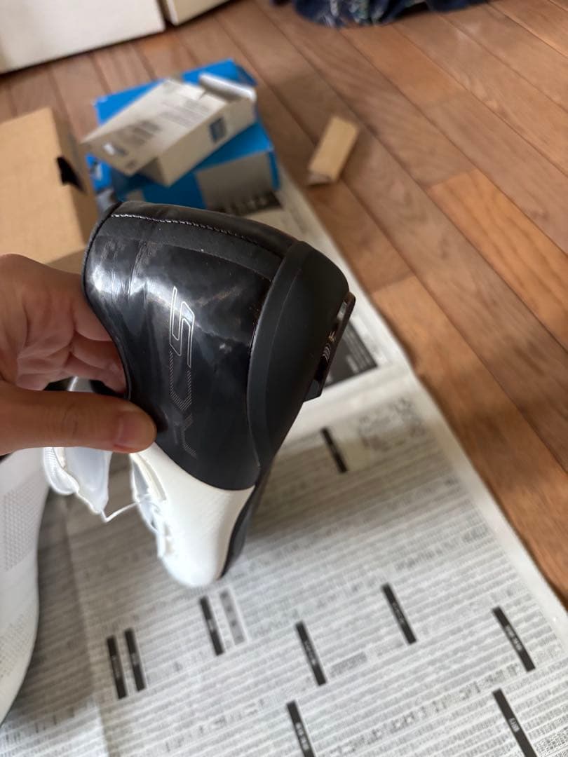 SHIMANO 自転車用シューズ BOAシステム ホワイト　25　26 41