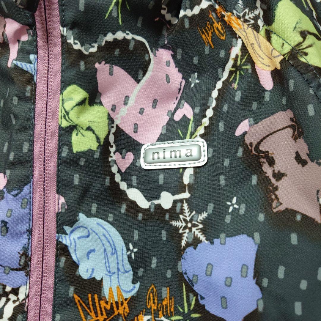 【美品】nima 子供用スキーウェア上下セット 120
