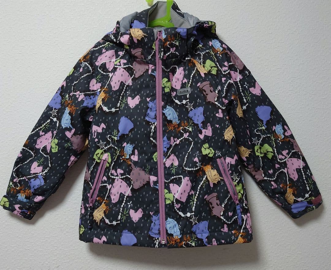 【美品】nima 子供用スキーウェア上下セット 120