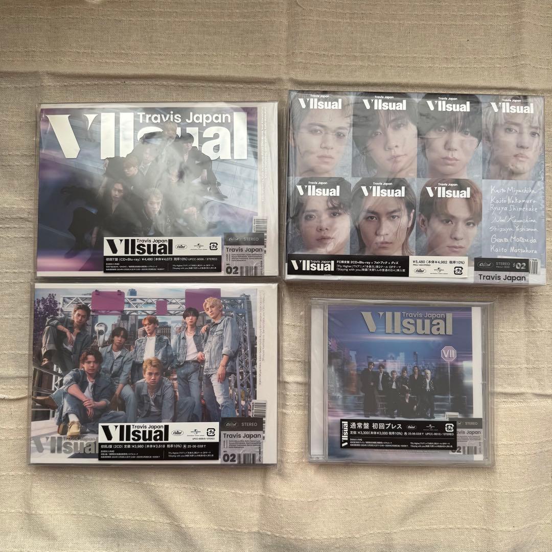 Travis Japan VIIsual T、J、通常、FC盤　セット