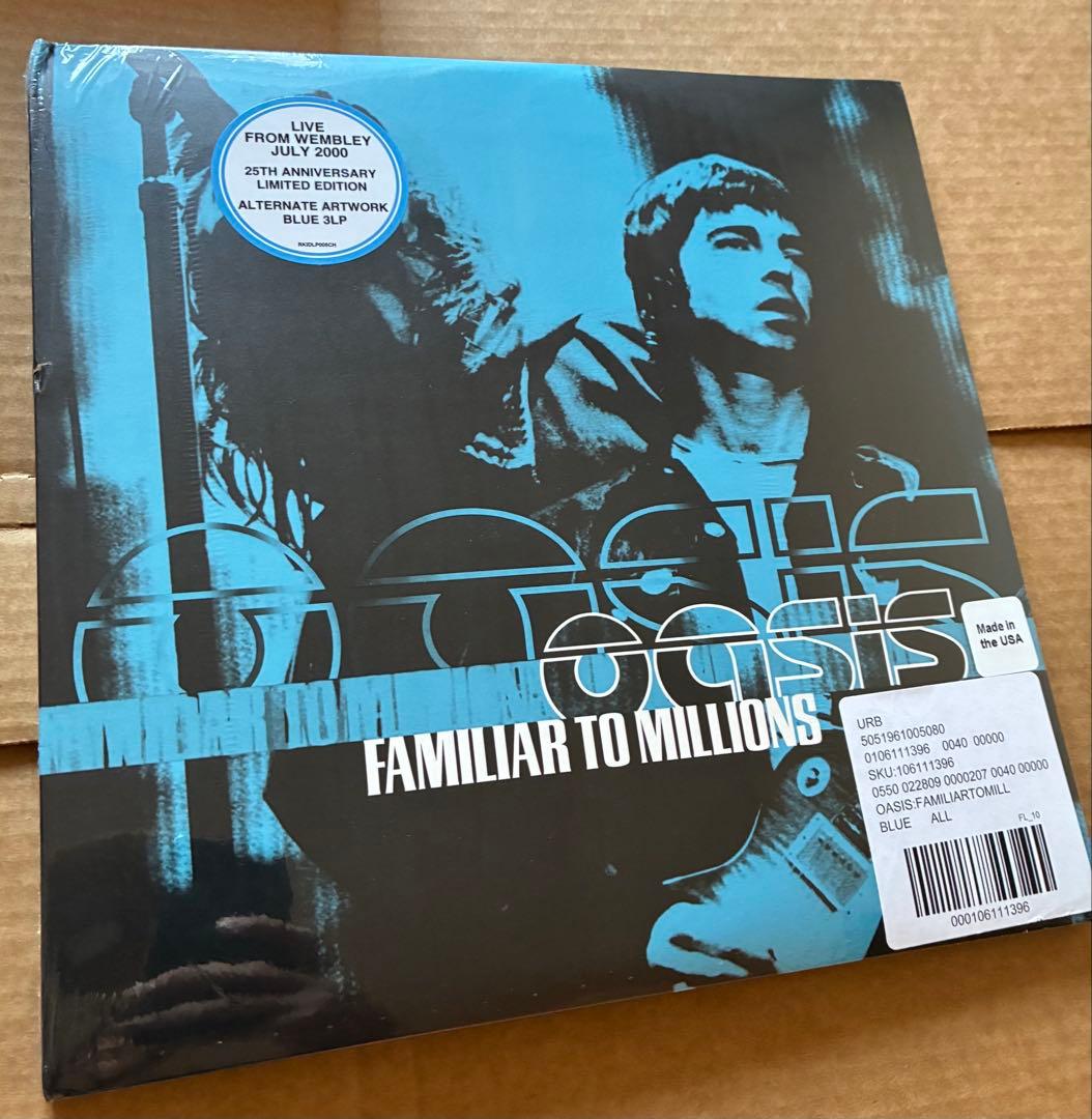 オアシス Oasis Familiar to Millions Blue 3LP