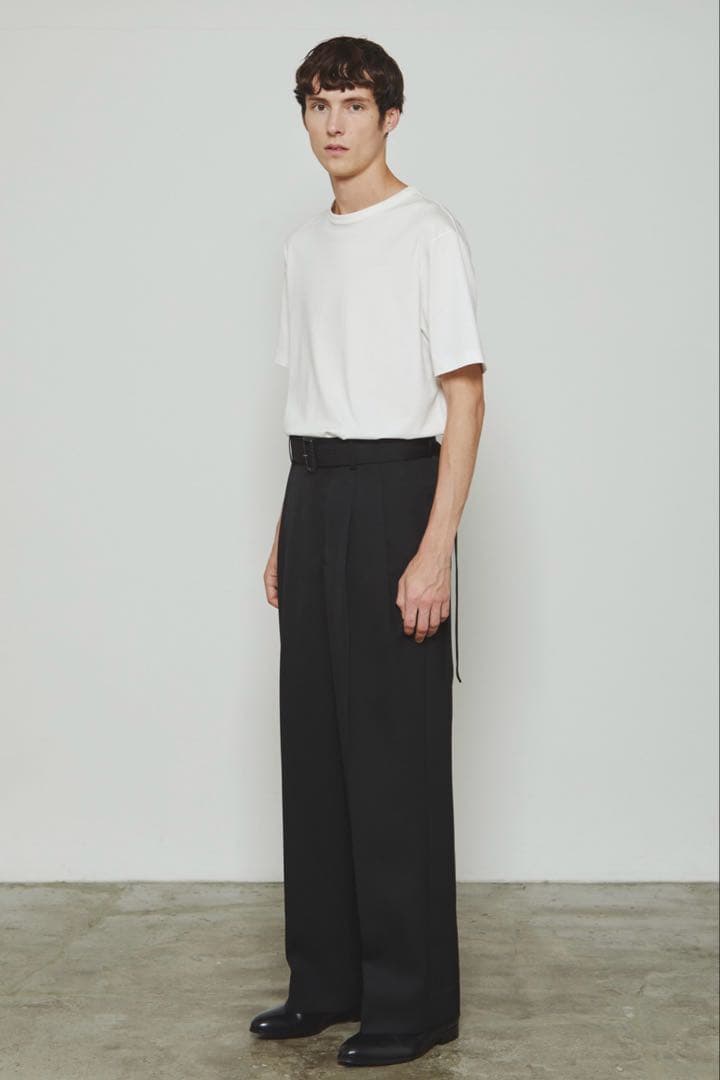 パンツ RERACS SUPER TWILL SLACKS BELTED 2TUCK