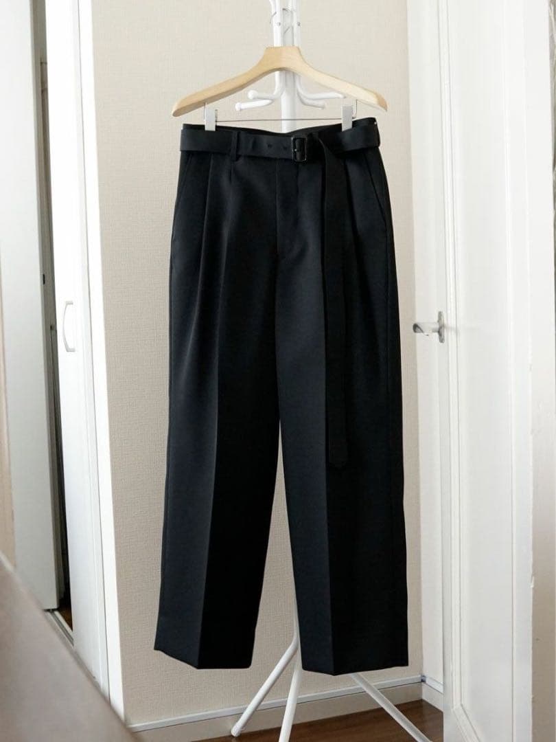 パンツ RERACS SUPER TWILL SLACKS BELTED 2TUCK