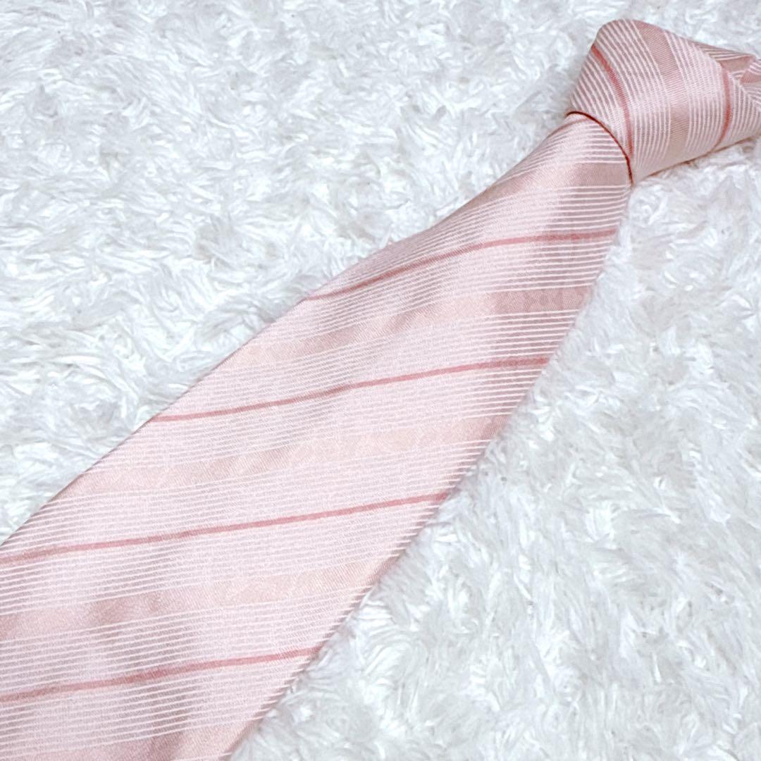 美品 LOUIS VUITTON ルイヴィトン ネクタイ ストライプ モノグラム