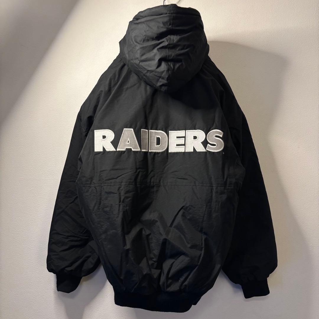00's RAIDERS スタジャン ブルゾン スターター ジャケット ダウン