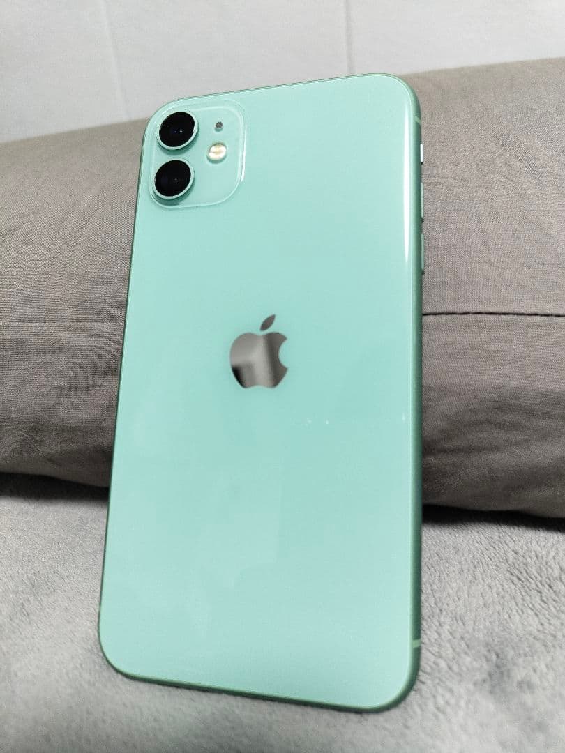 動作品！SIMフリー Apple iPhone11 128GB グリーン