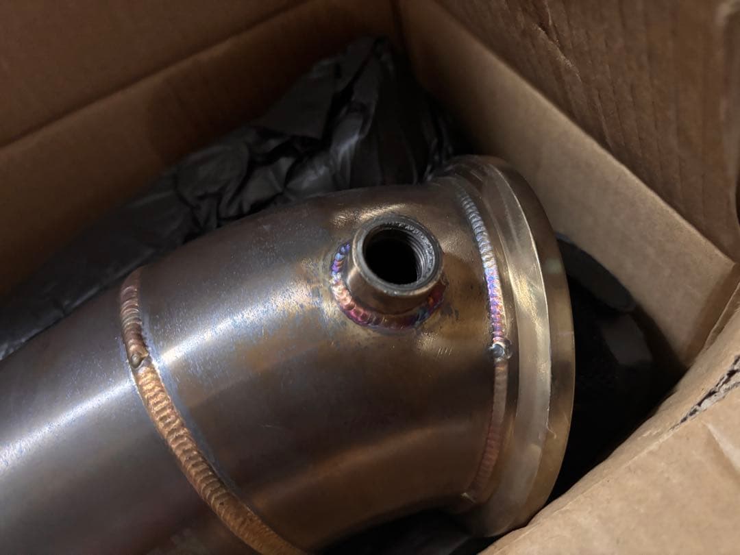 【最終】GRスープラ 【RZ用】ナガホリダウンパイプ＆O2アダプタ付