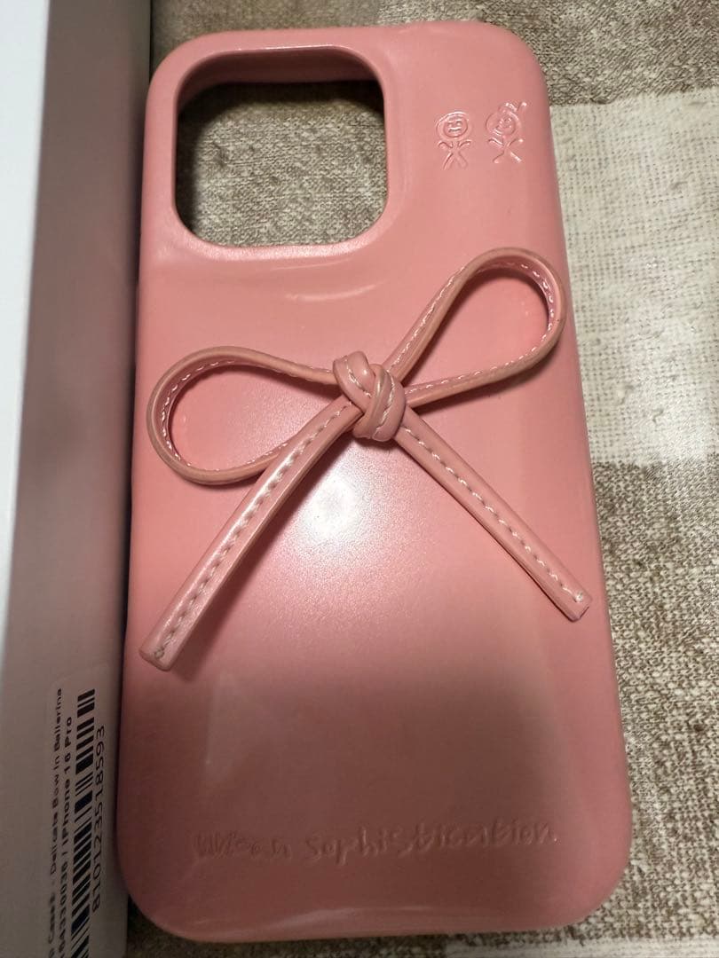 正規品Urban Sophistication リボン付きソフトケース　ピンク