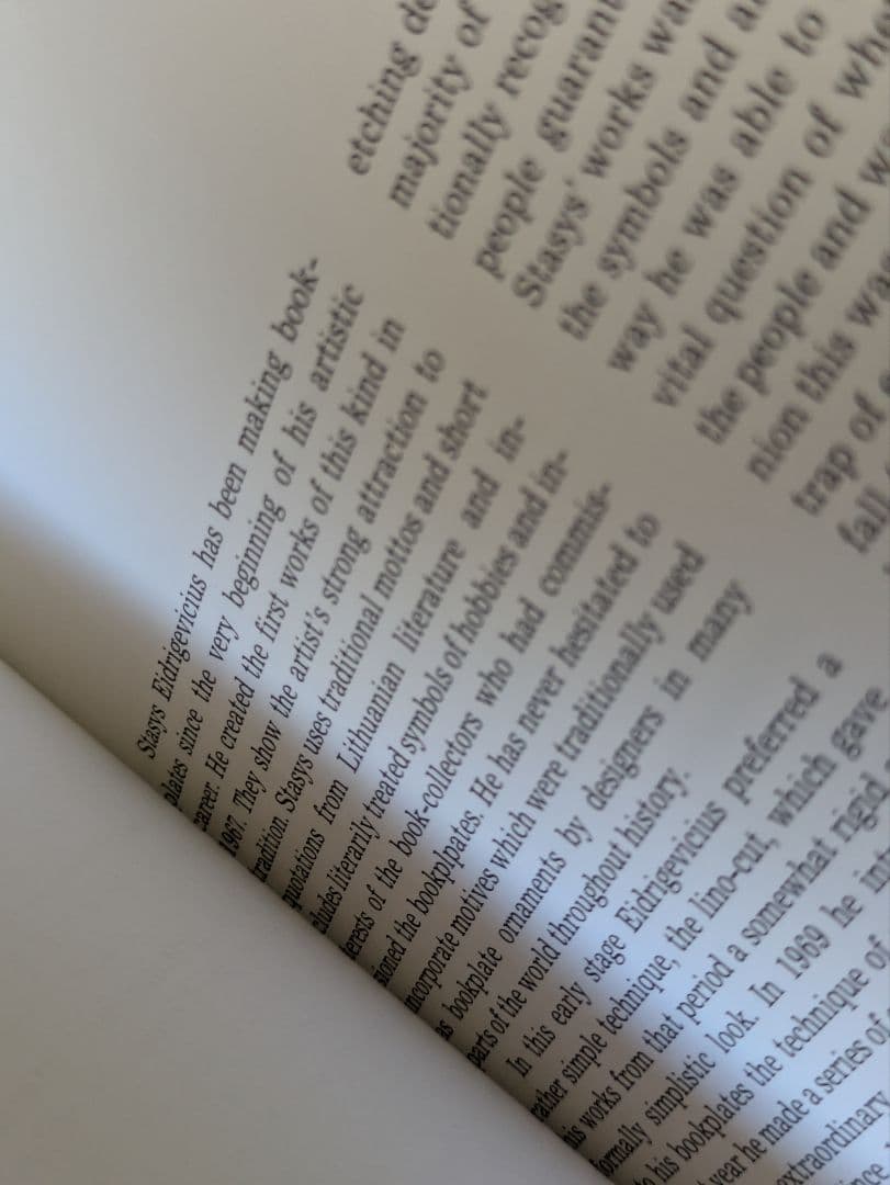 スタシス・エイドリゲビチュス 蔵書票 画集