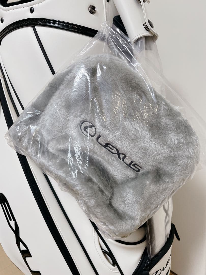 【peace】LEXUS（レクサス）キャディバッグ ホワイト×ブラック