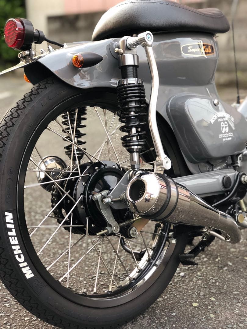 【エム・キッズ　ステンレーシングメガホンマフラーEVO-Ⅱ 今年の最終ロッド】