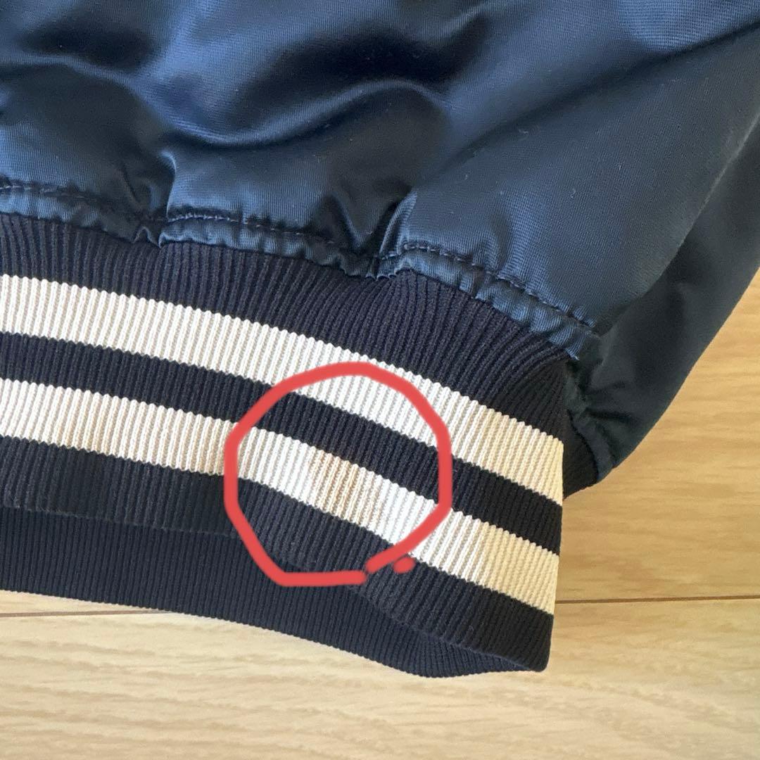 80s USA製　スターター　ニューヨークヤンキース　サテン　スタジャン