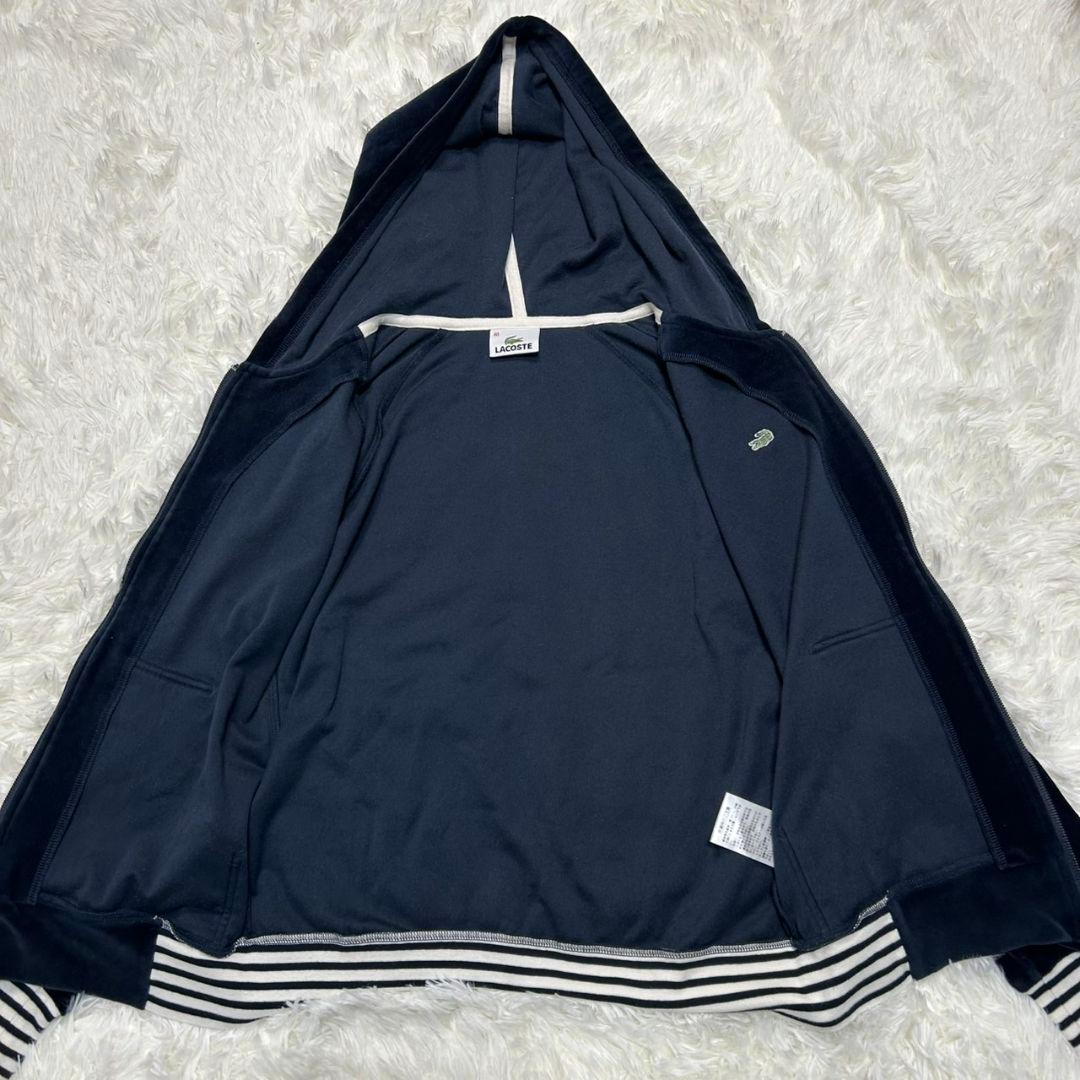 【専用】ラコステ ジャージ セットアップ ベロア パーカー ネイビー 40