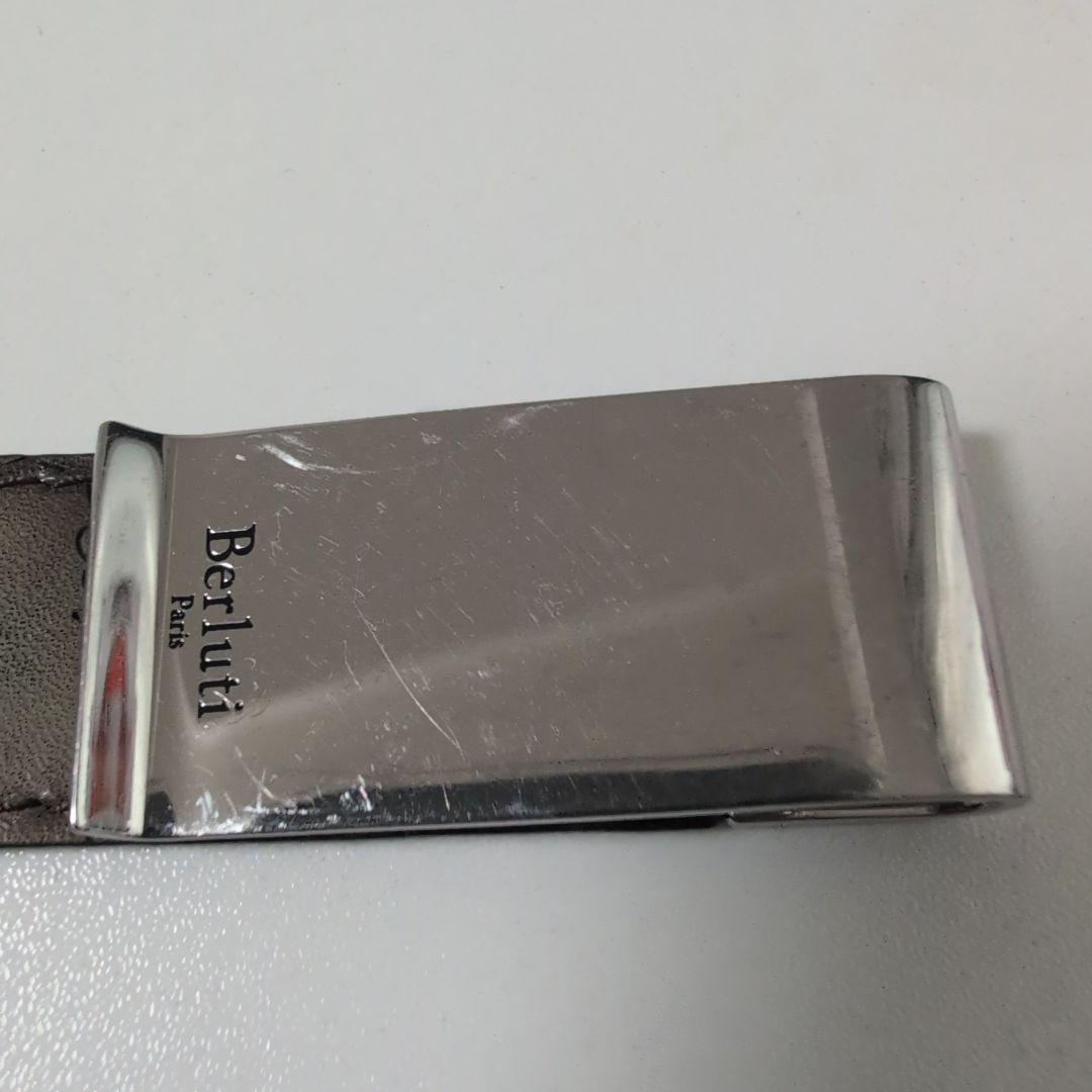 ベルルッティ　BERLUTI レザーマネークリップ