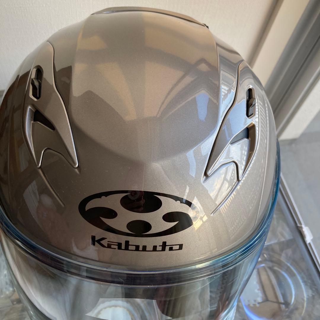 Kabuto カムイIII フルフェイスヘルメット グレー PINLOCK張り