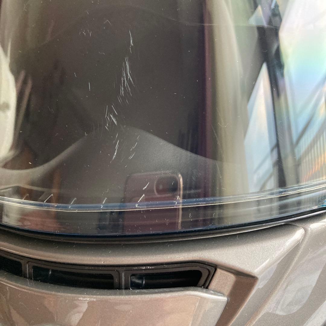 Kabuto カムイIII フルフェイスヘルメット グレー PINLOCK張り