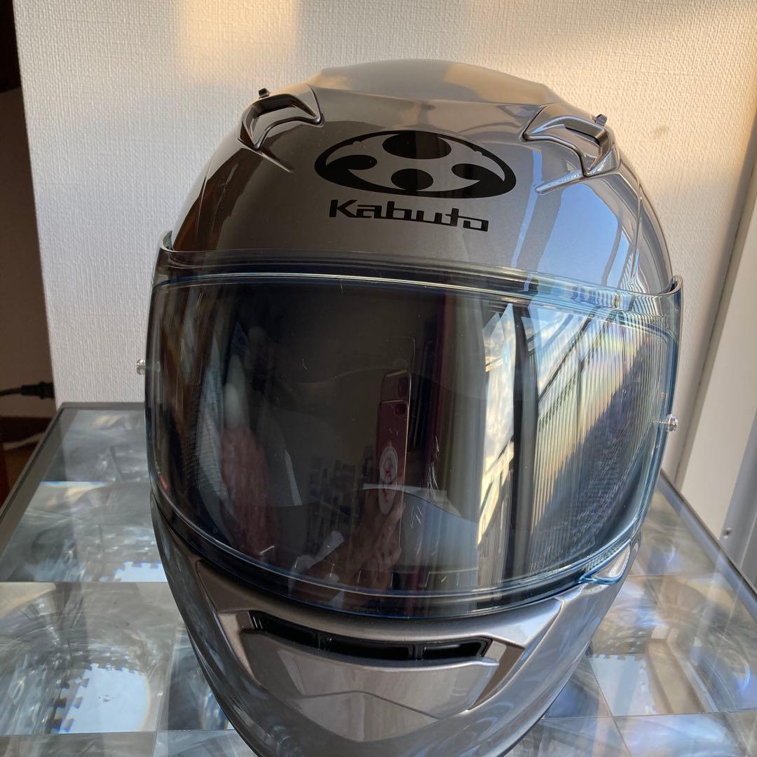 Kabuto カムイIII フルフェイスヘルメット グレー PINLOCK張り
